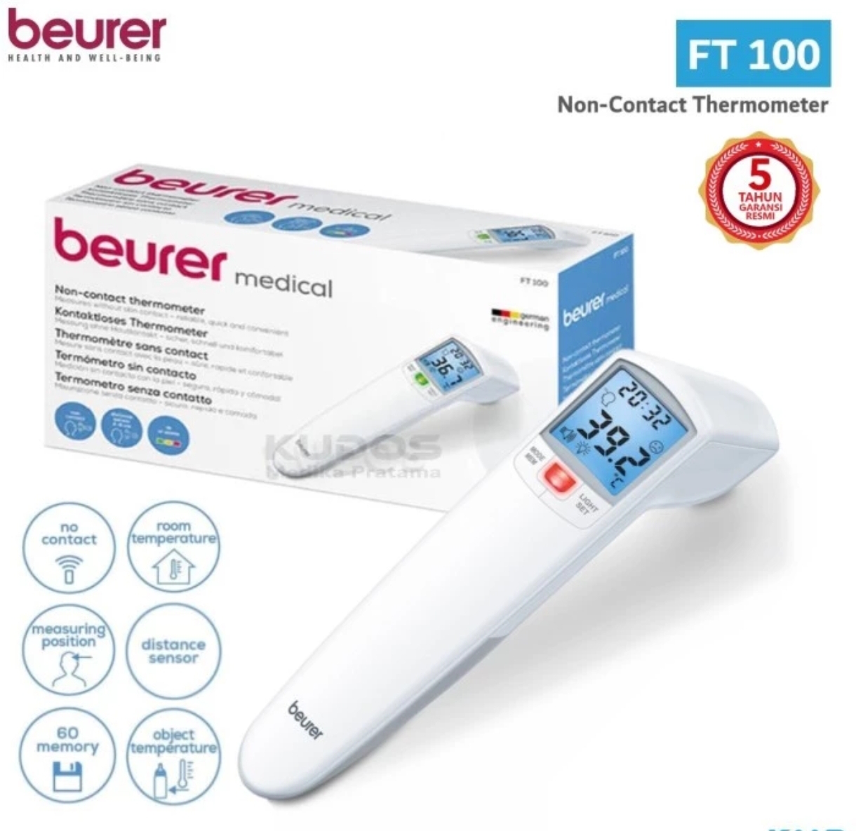 Termometer Infrared Beurer FT100