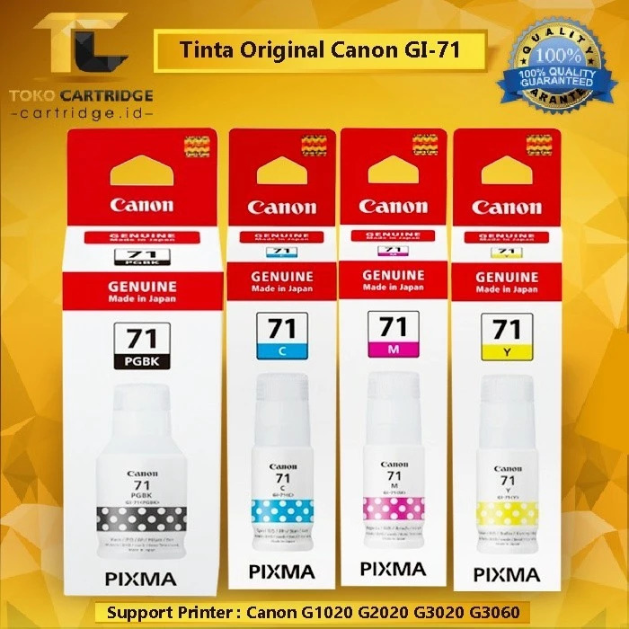 Tinta Printer Warna Canon Original