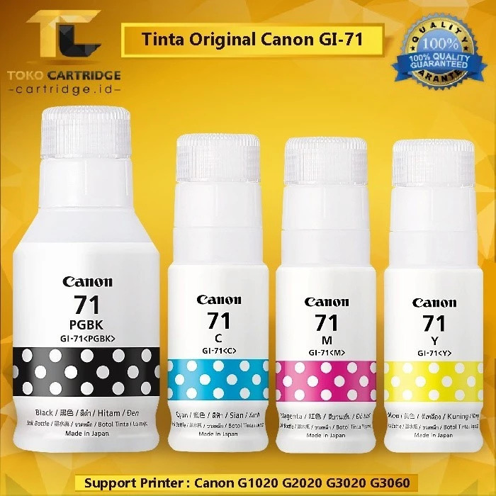 Tinta Printer Warna Canon Original