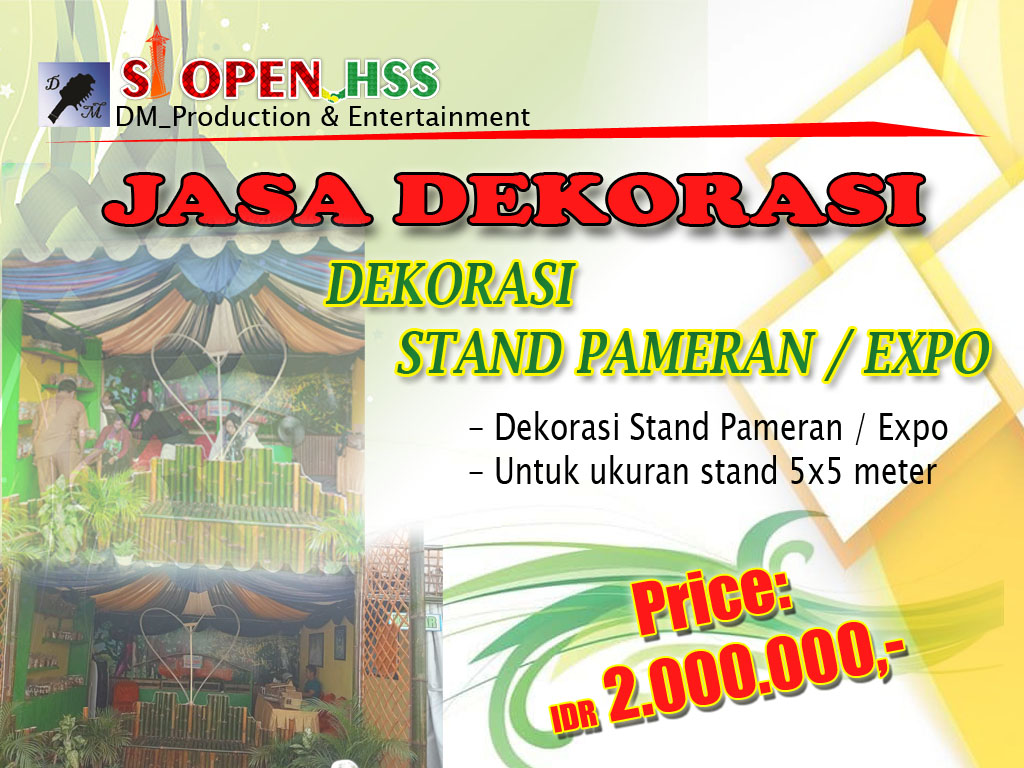 JASA DEKORASI STAND PAMERAN / EXPO