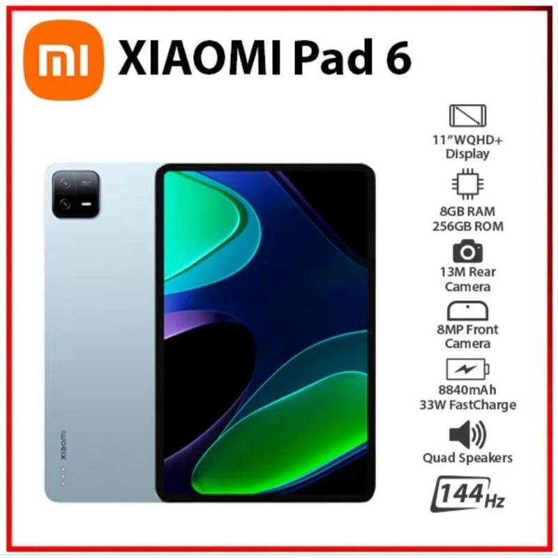 TABLET XIAOMI PAD 6 RAM 8 / 256 GB