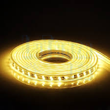 Lampu Led strip warm white outdoor