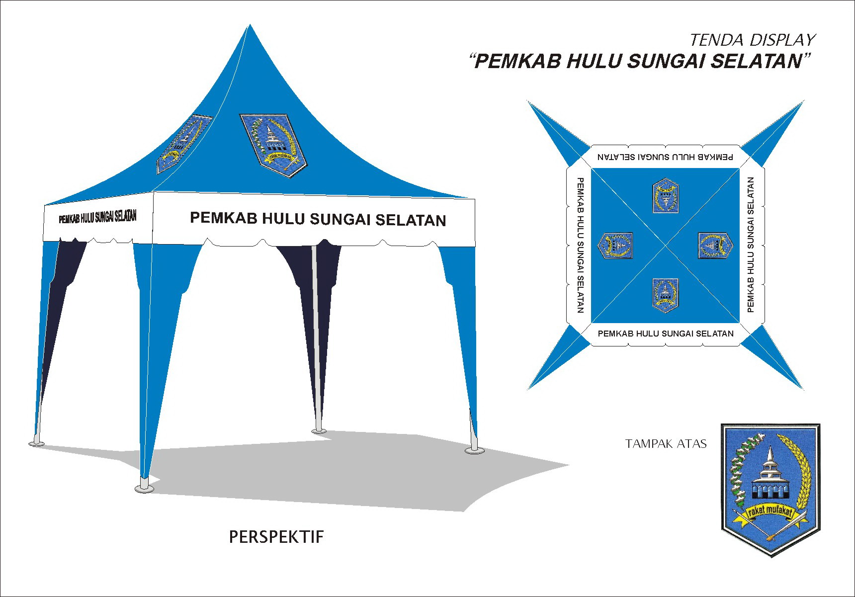 TENDA KERUCUT 2x2M