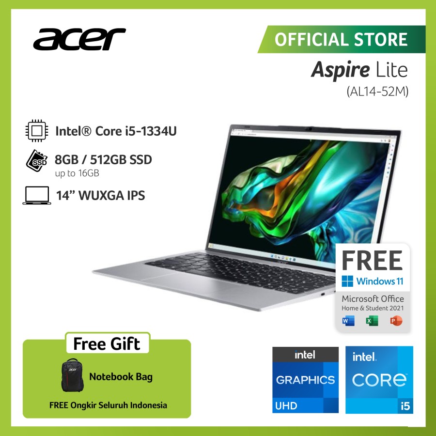 ACER ASPIRE LITE AL14-52M Core i5-1335U