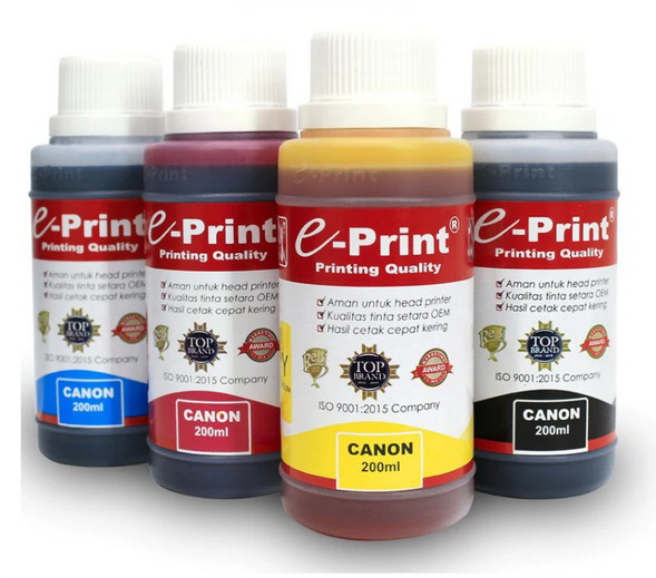 Tinta E-print untuk Printer CANON 200ml (KUNING)