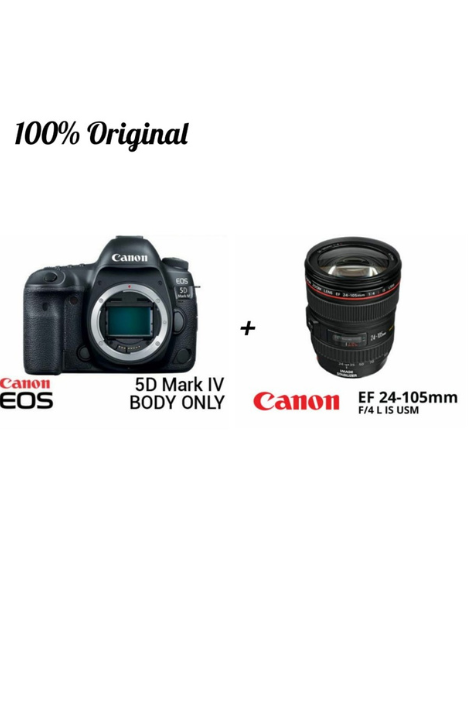 KAMERA Canon EOS 5D MARK IV WITH LENS EF 24-105mm F4 L