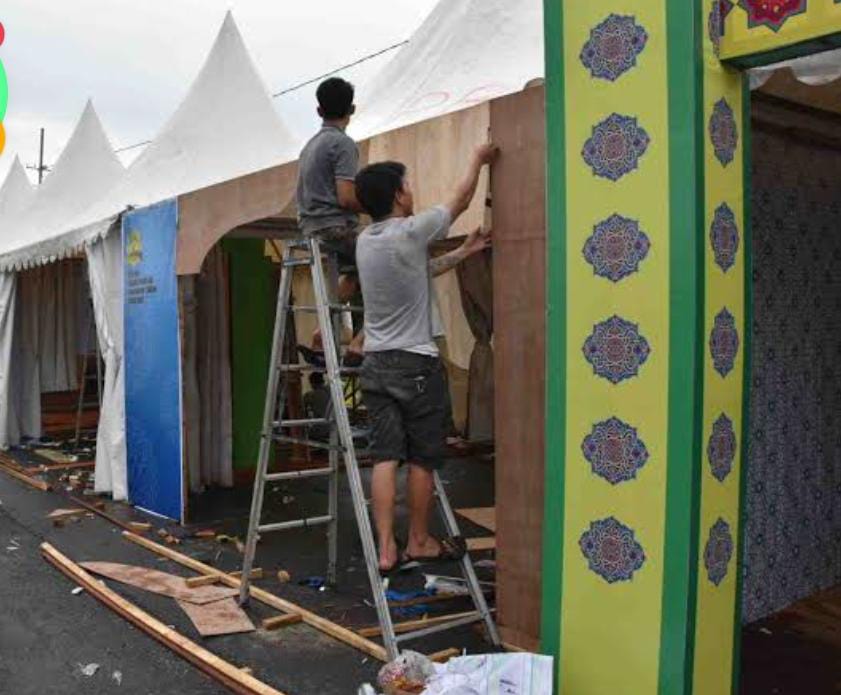 Jasa tukang pembuatan stand HSS EXPO