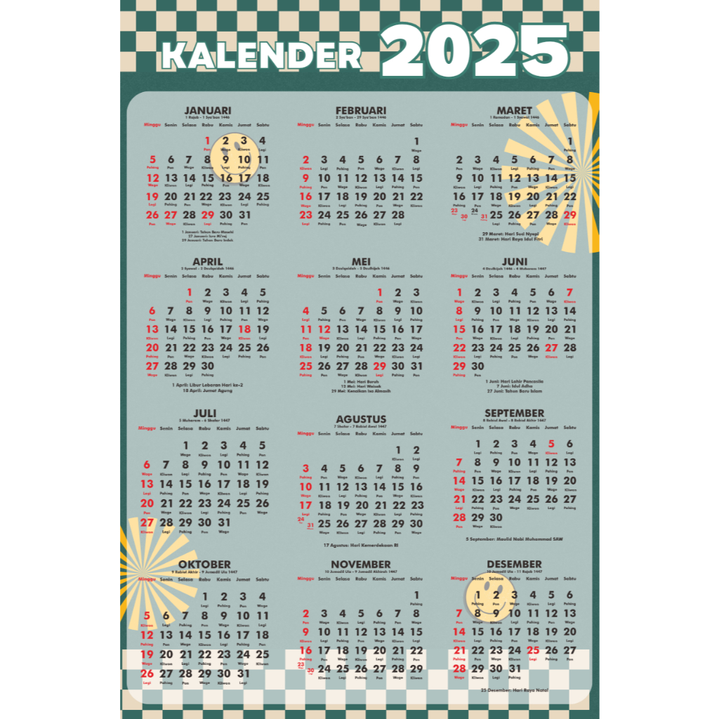 CETAK KALENDER UKURAN A3+