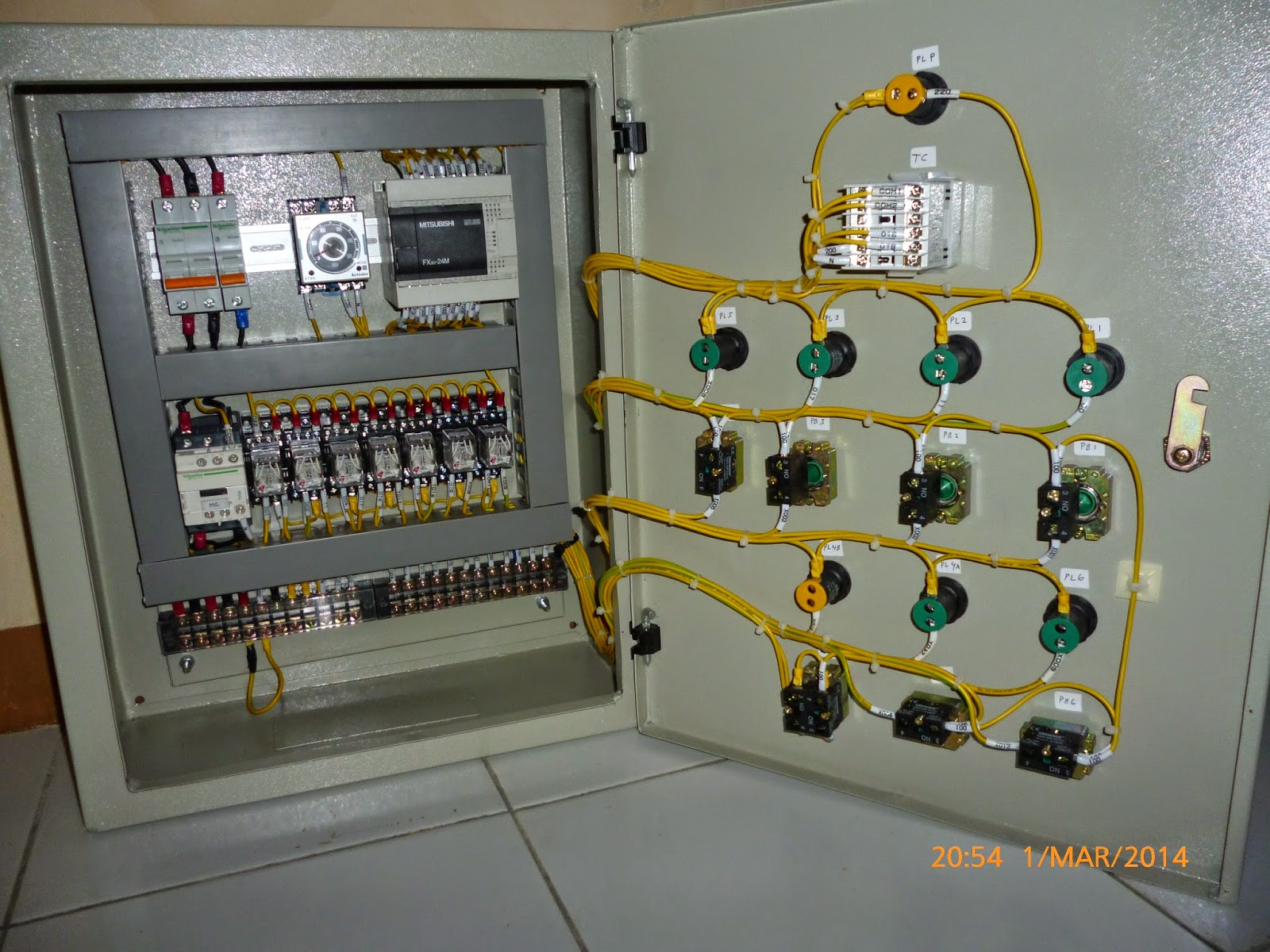 PANEL KONTROL & KABEL TRANSMISI