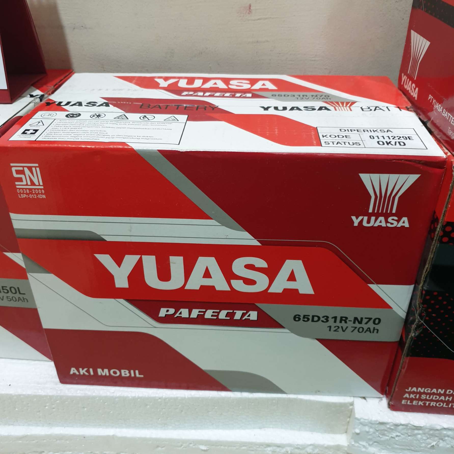 accu yuasa 70ah