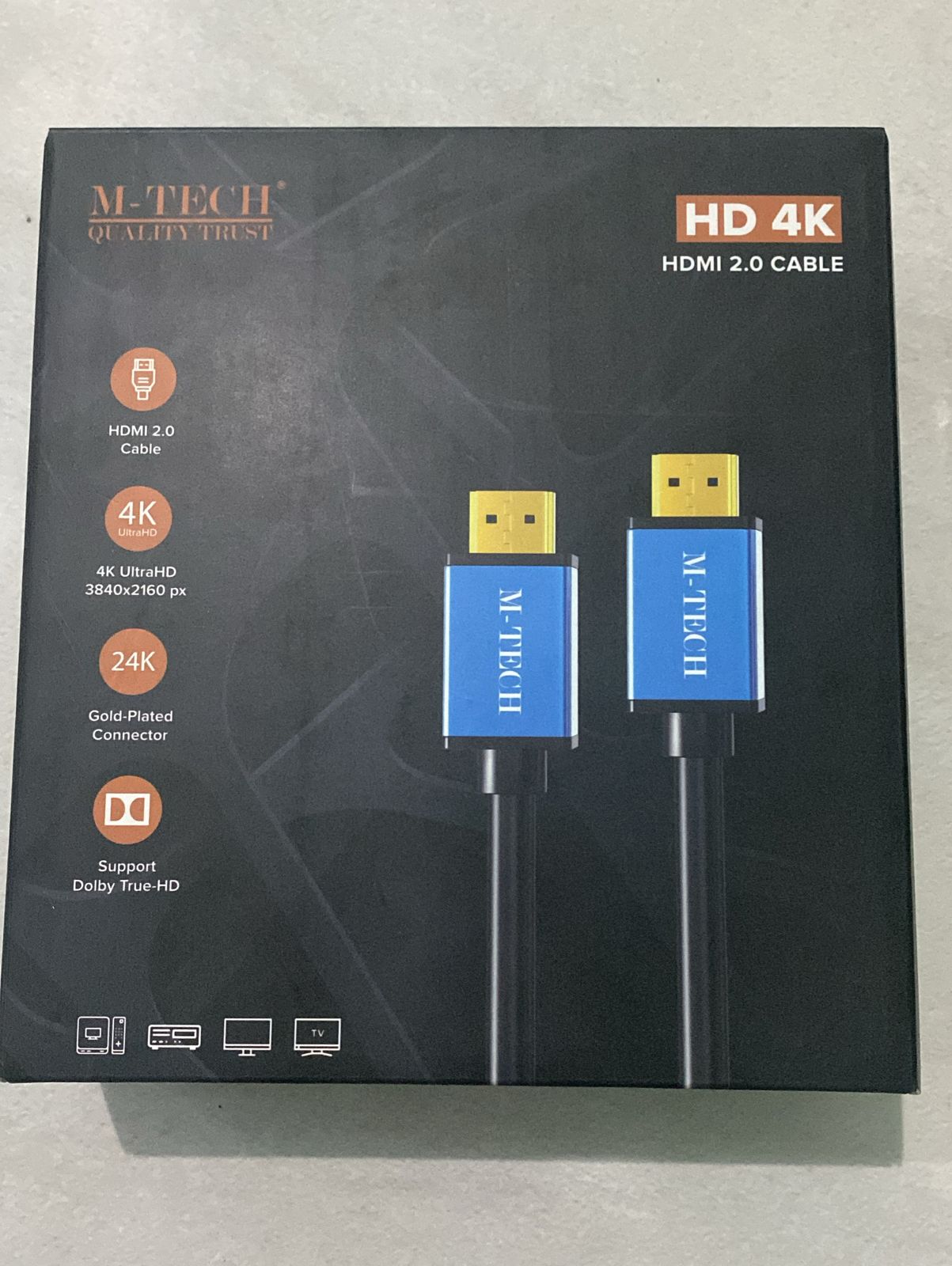 KABEL HDMI M-TECH 5 METER HD 4K