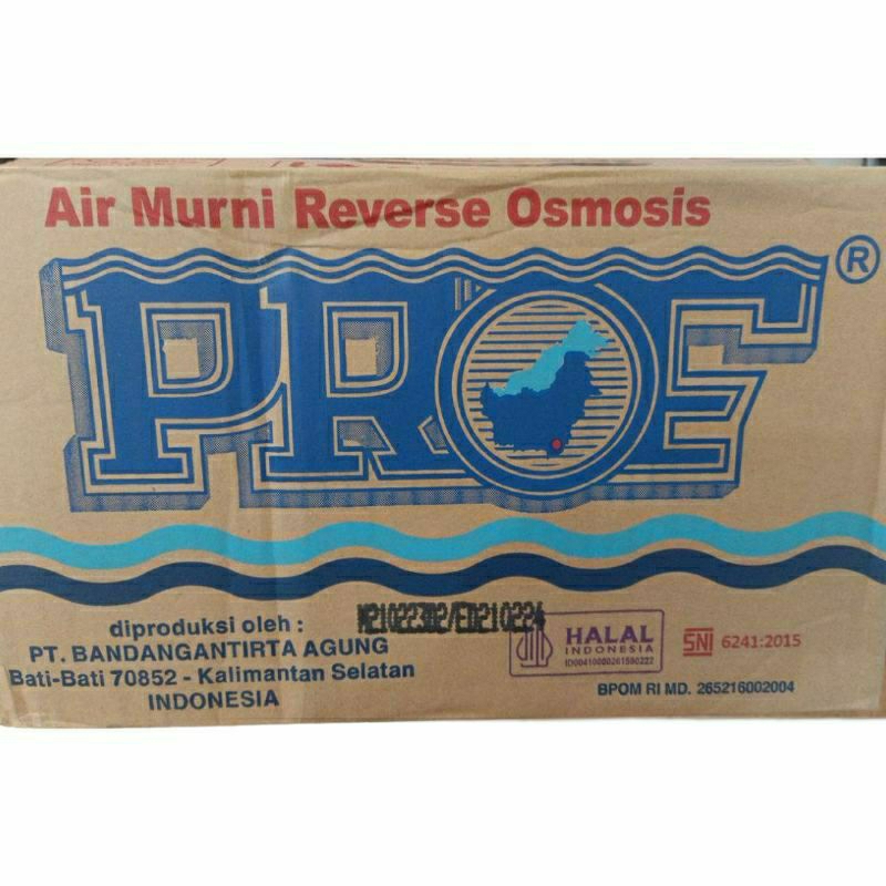 AIR MINERAL PROF GELAS 210ML