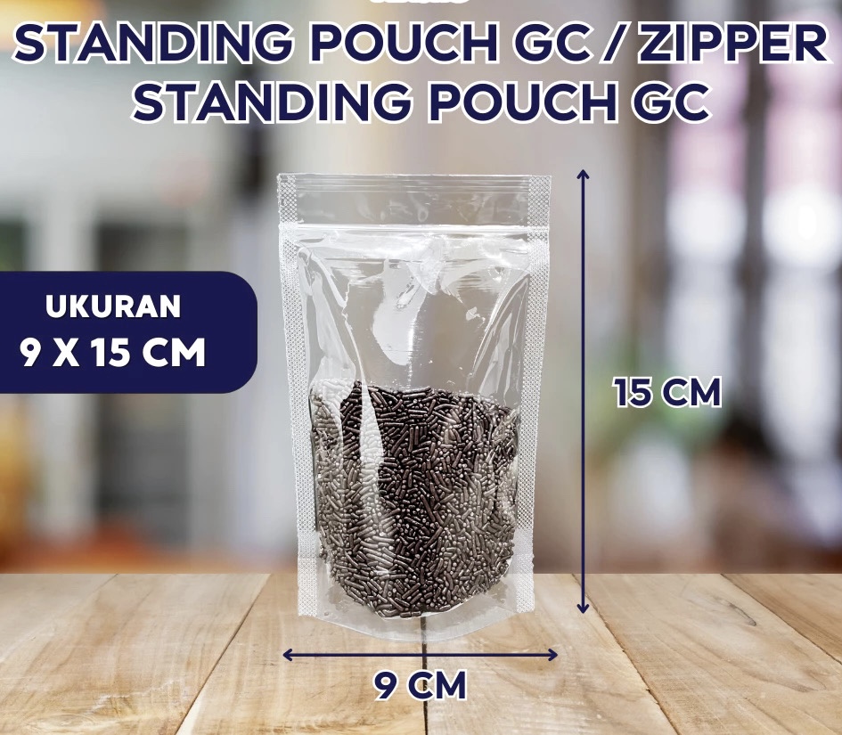 standing pouch uk 9x15cm 