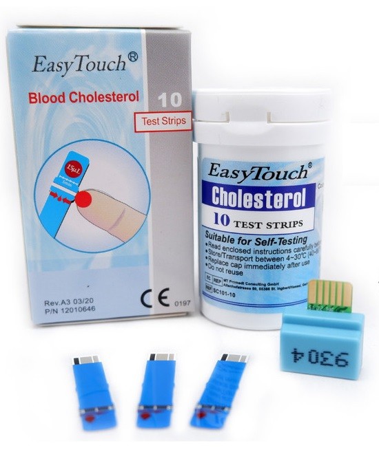 Easy Touch Cholesterol Strip 10's