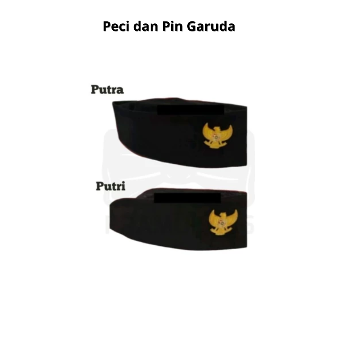 Peci dan Pin Garuda