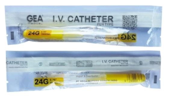 iv catheter no 24