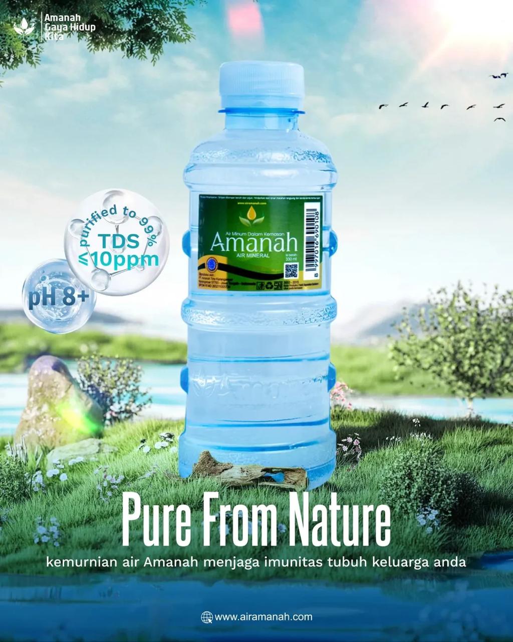 Air Minum Kemasan Amanah 330ml