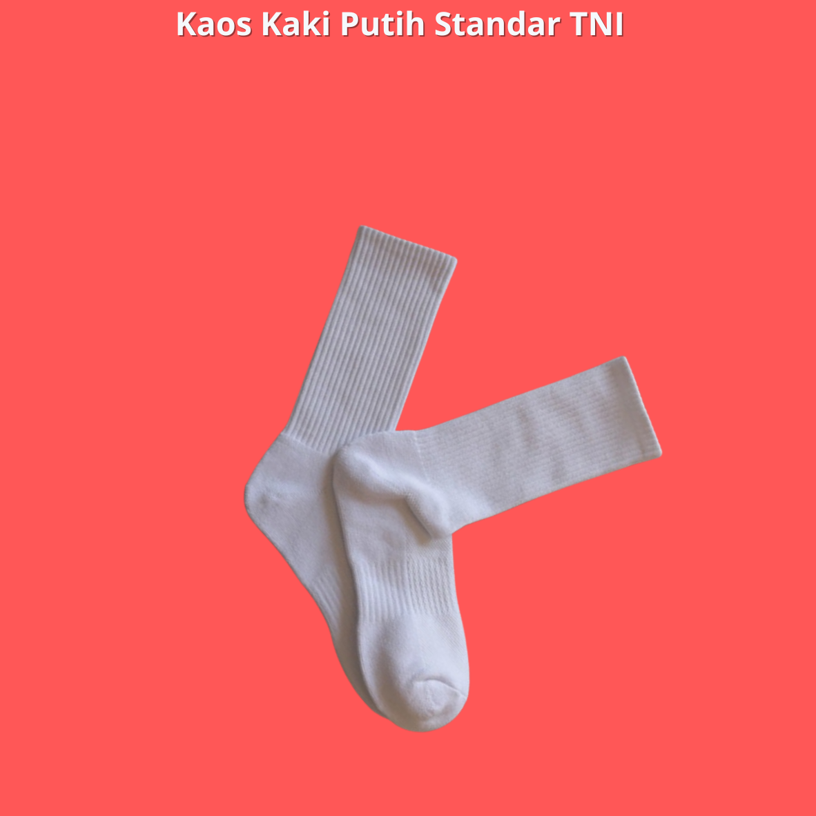 Kaos Kaki Putih Standar TNI