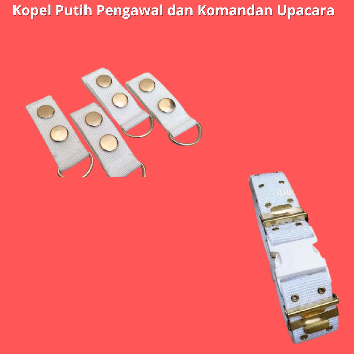 Kopel Putih Pengawal dan Komandan Upacara