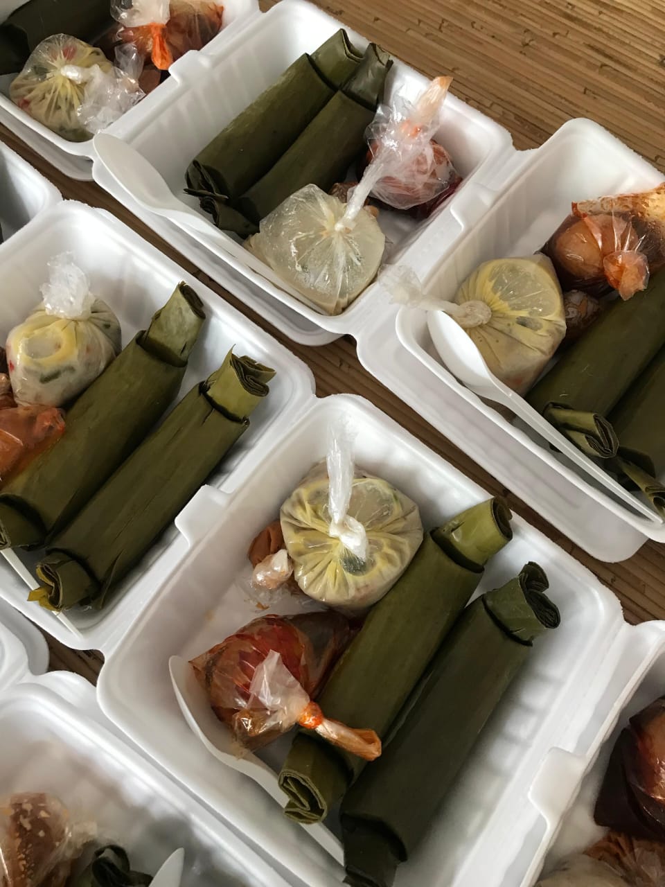 Lontong sayur+ telor masak habang
