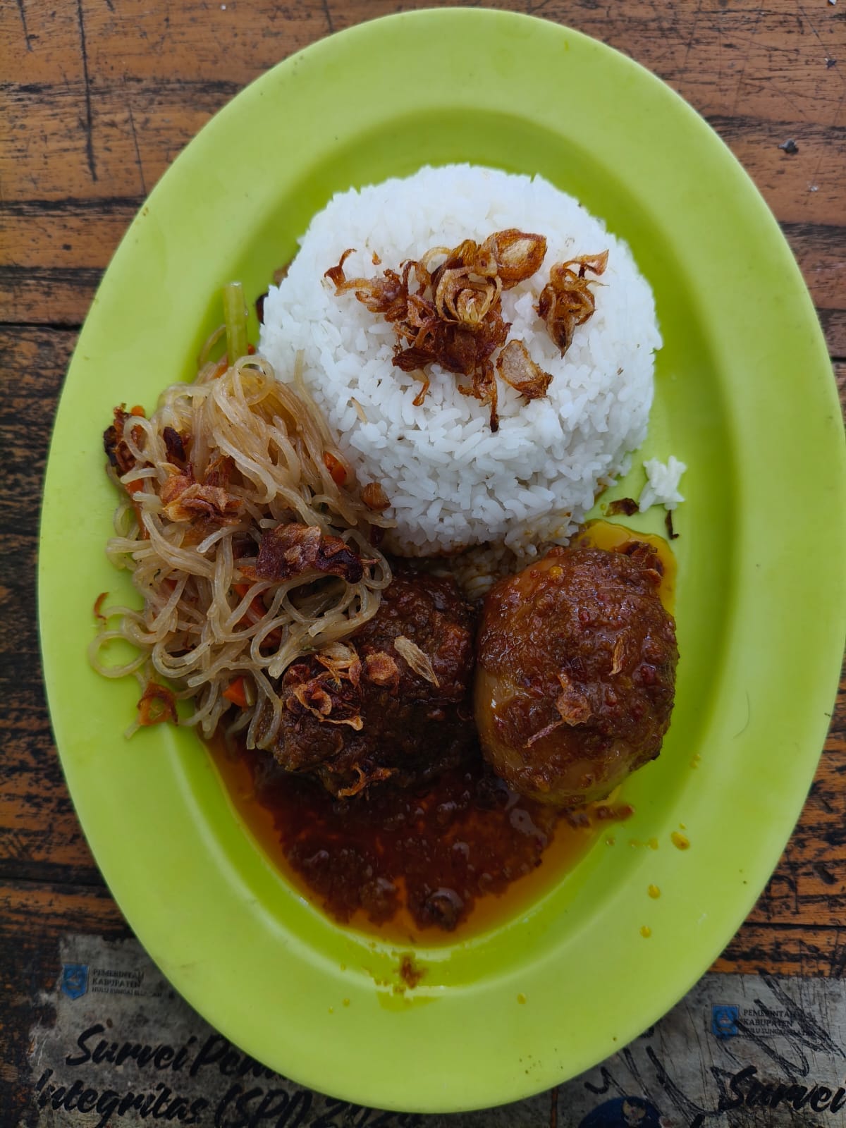 Nasi Rendang Daging