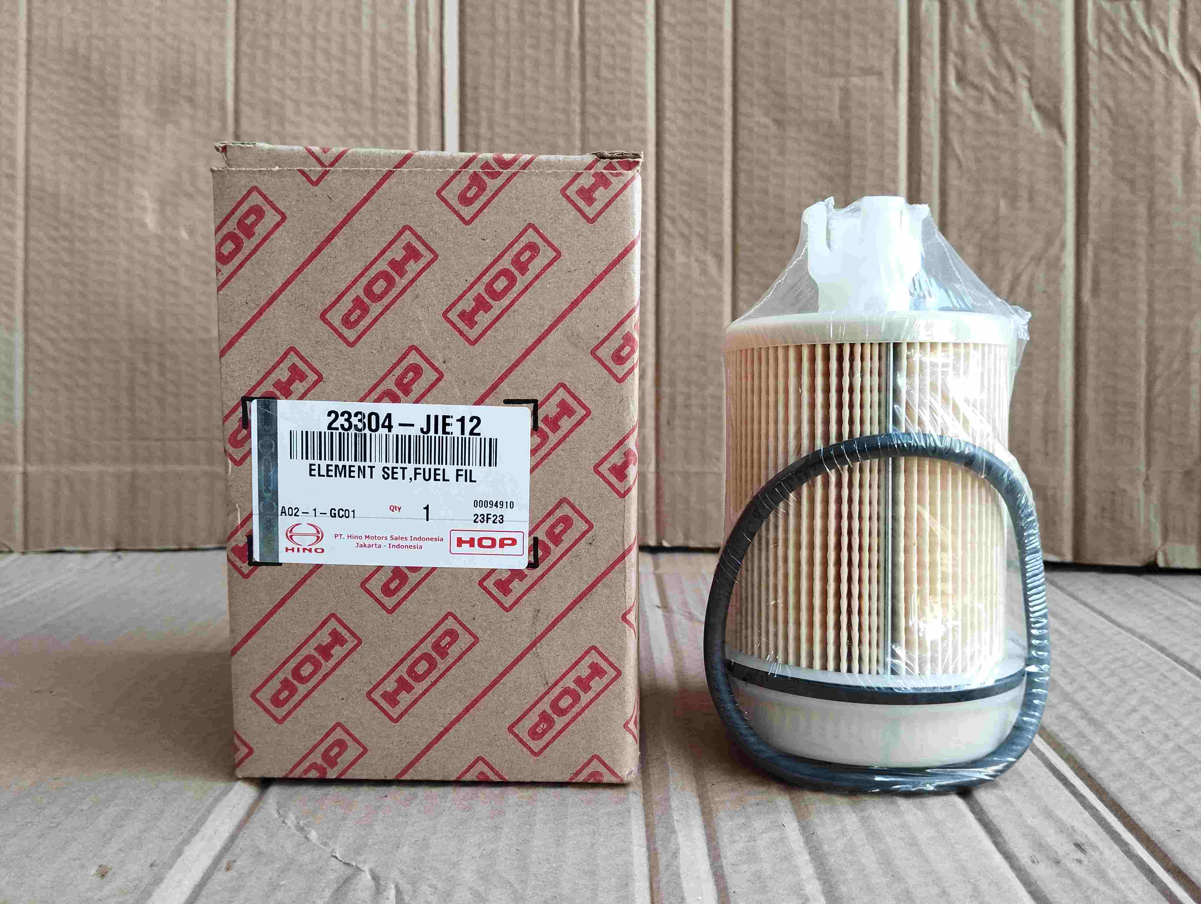 Filter Minyak 2nd Hino Euro 4 Genuine Putih