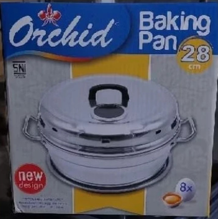 BAKING PAN ORCHID 28 CM