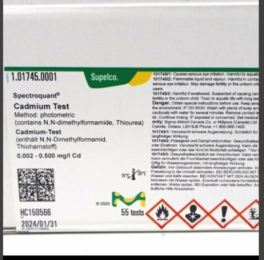 Cadmium Test kit