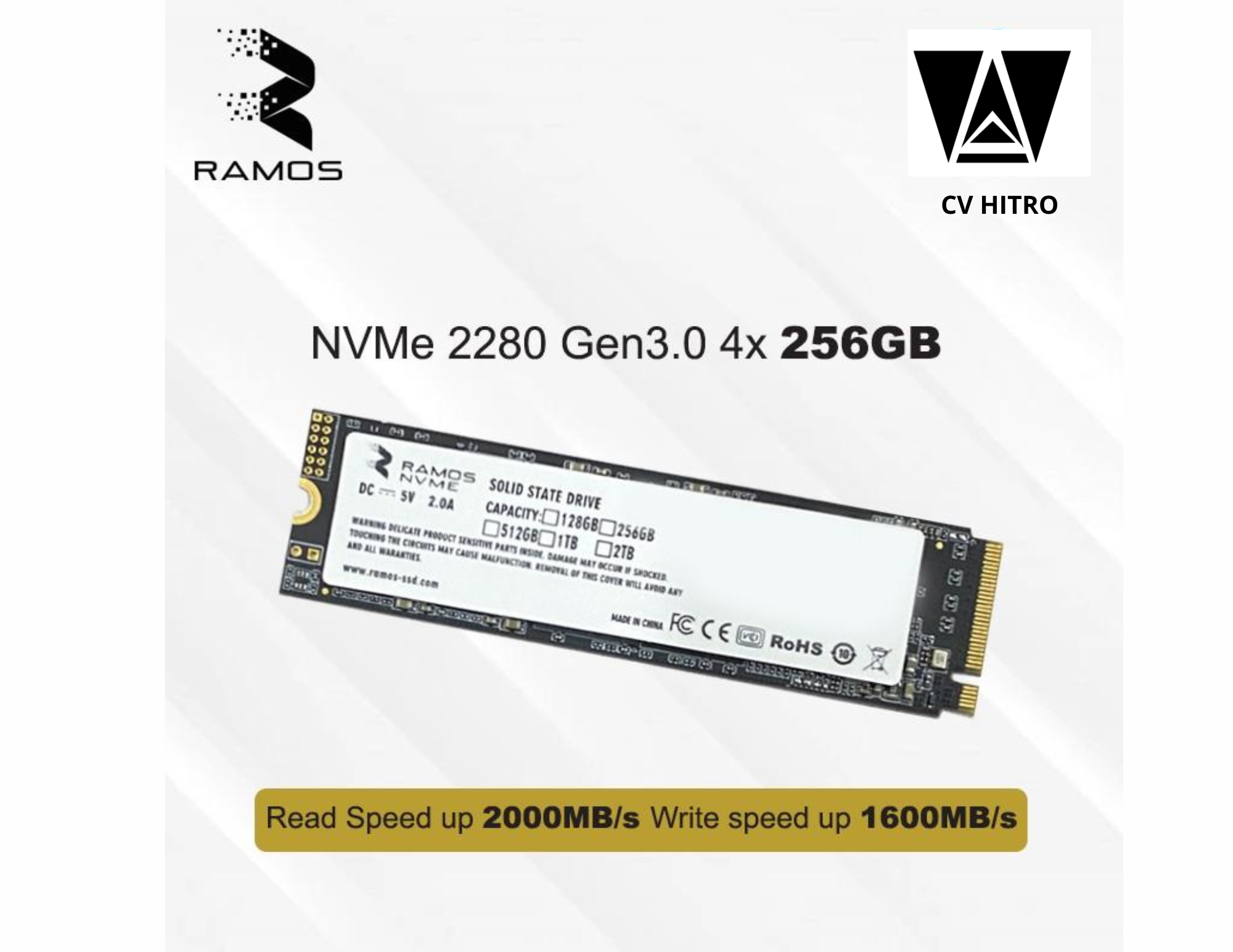 SSD RAMOS 256 GB NVME