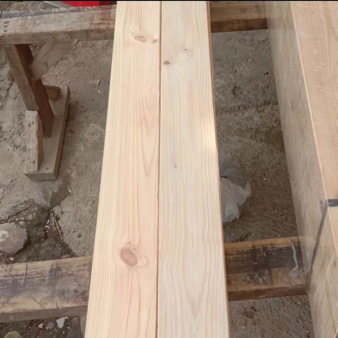 papan kayu jati Belanda panjang 100 X 8 X 1,5 cm per 1 pcs
