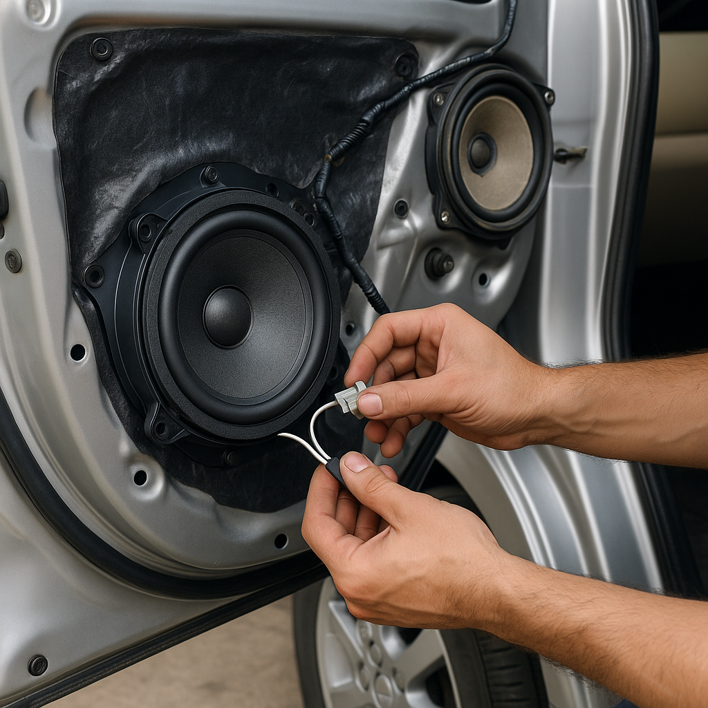 JASA PERBAIKAN SPEAKER PINTU MOBIL