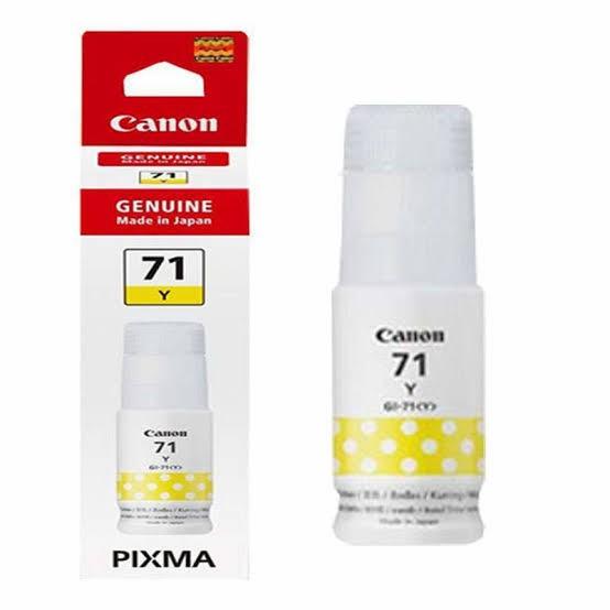 TINTA CANON GI 71 YELLOW (ORIGINAL)