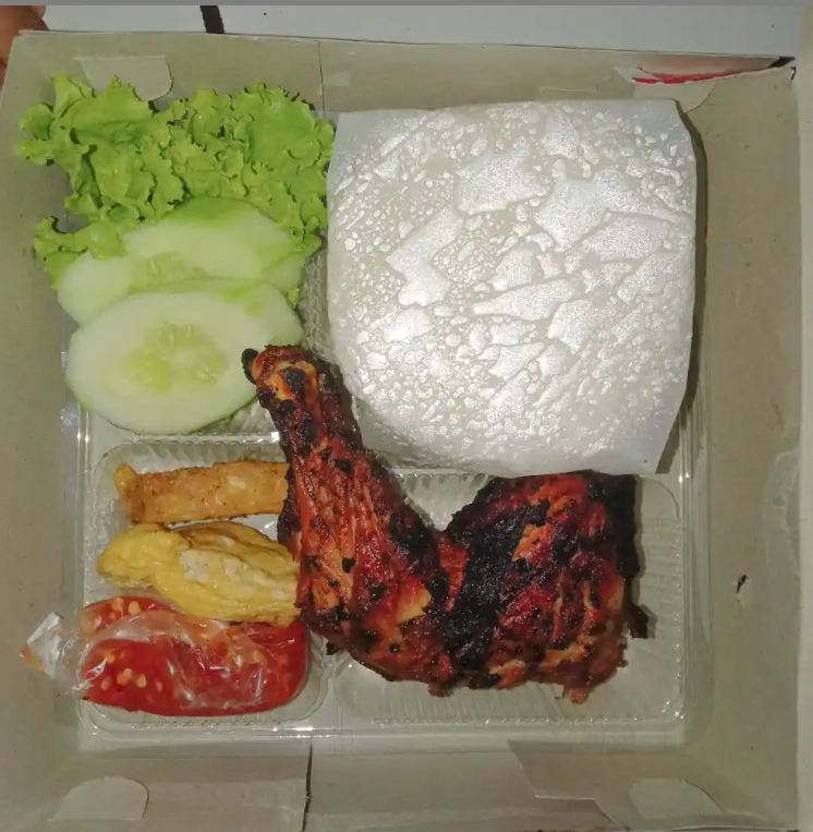 NASI KOTAK AYAM BAKAR