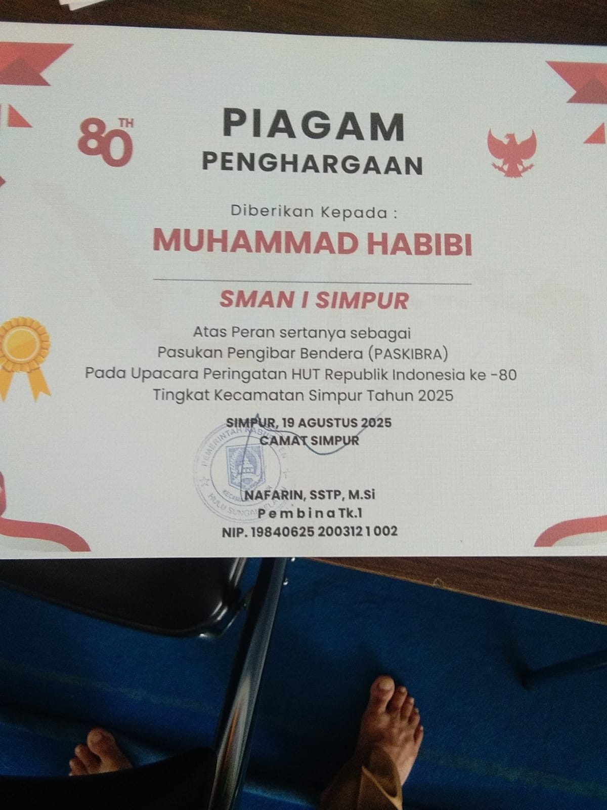 PIAGAM/SERTIFIKAT