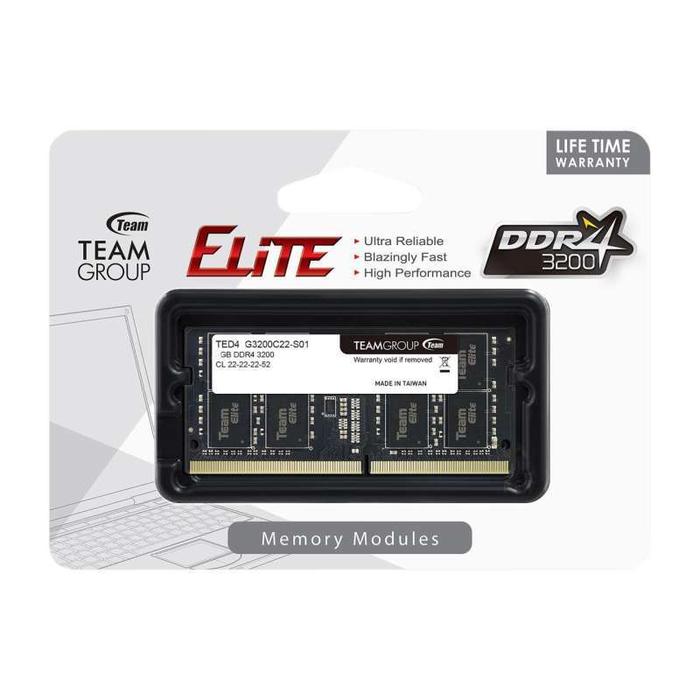RAM TEAM GROUP ELITE 16GB DDR4 PC3200MHZ