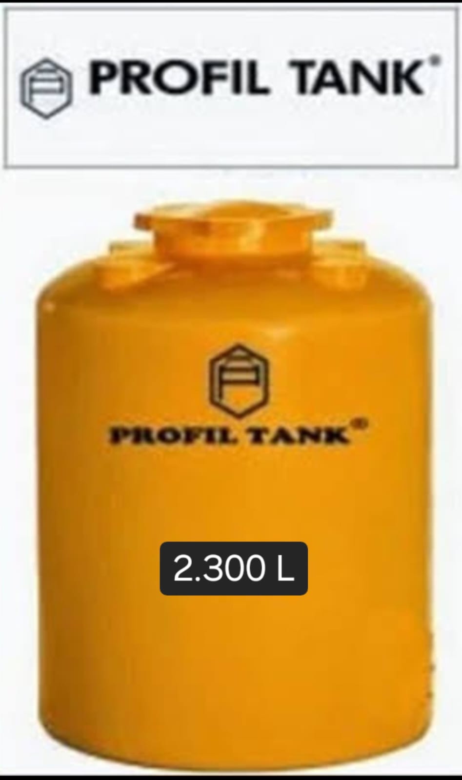TANGKI AIR / TANDON AIR PROFIL 2.300 L
