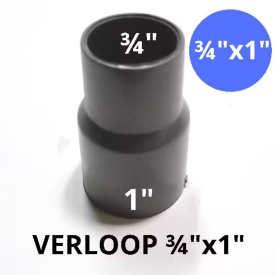 V SOCK / VERLOOP SOCK 3/4 '' X 1''  3/4 INCHX 1 INCH PVC