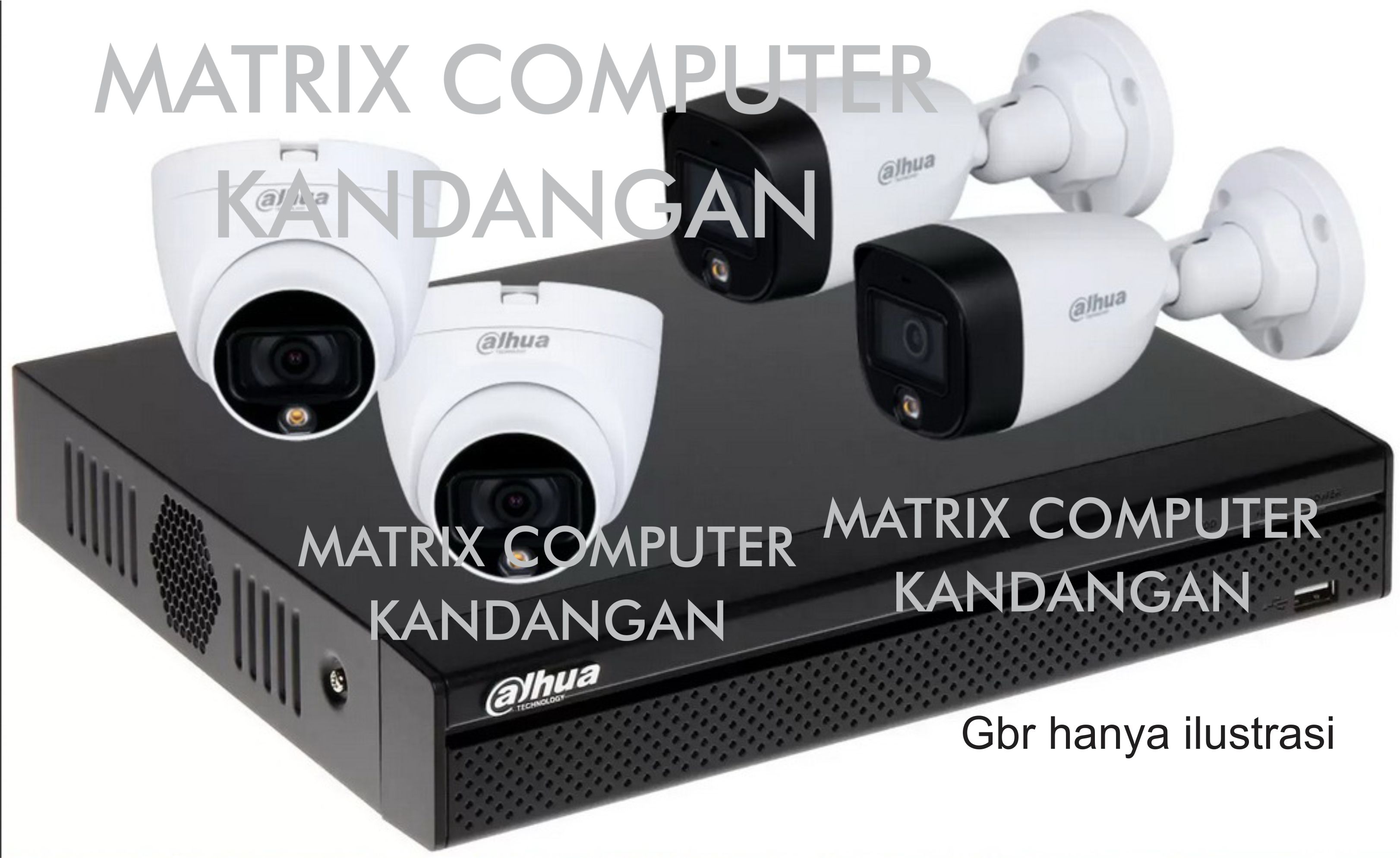 PAKET CCTV 8CH (8 KAMERA) 2MP DAHUA FULL COLOR