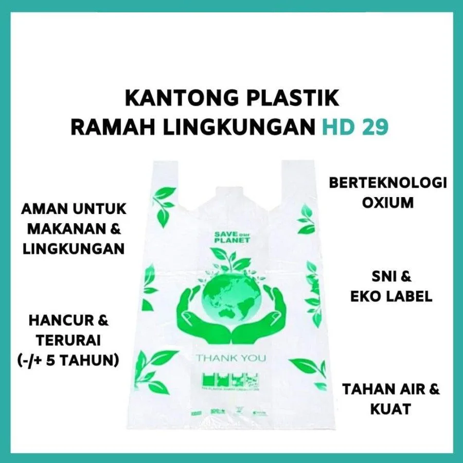 Kantong Plastik Ramah Lingkungan HD29