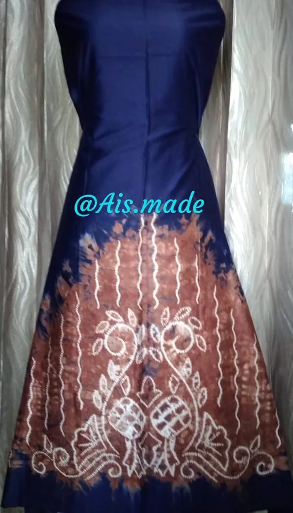 Kain Sasirangan katun satin Motif Standar