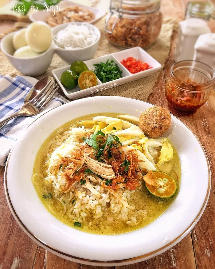 Soto + Nasi
