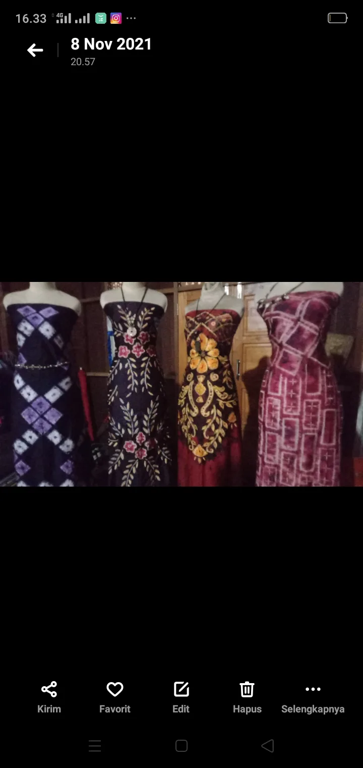 Kain Sasirangan Bordir