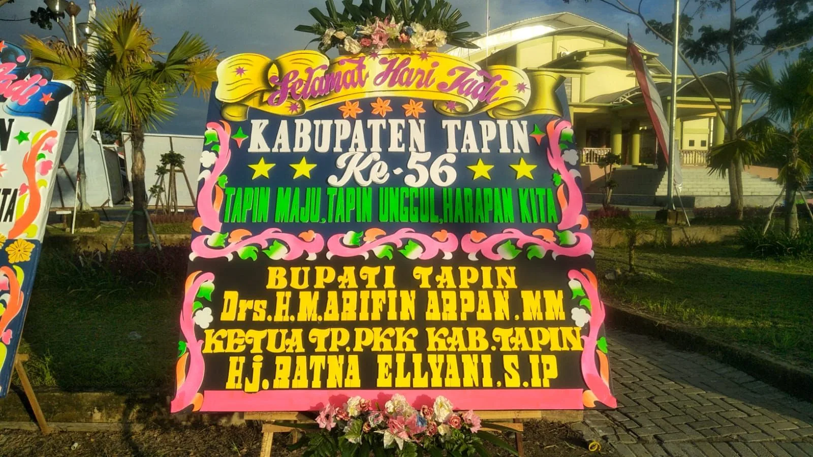 karangan bunga variasi