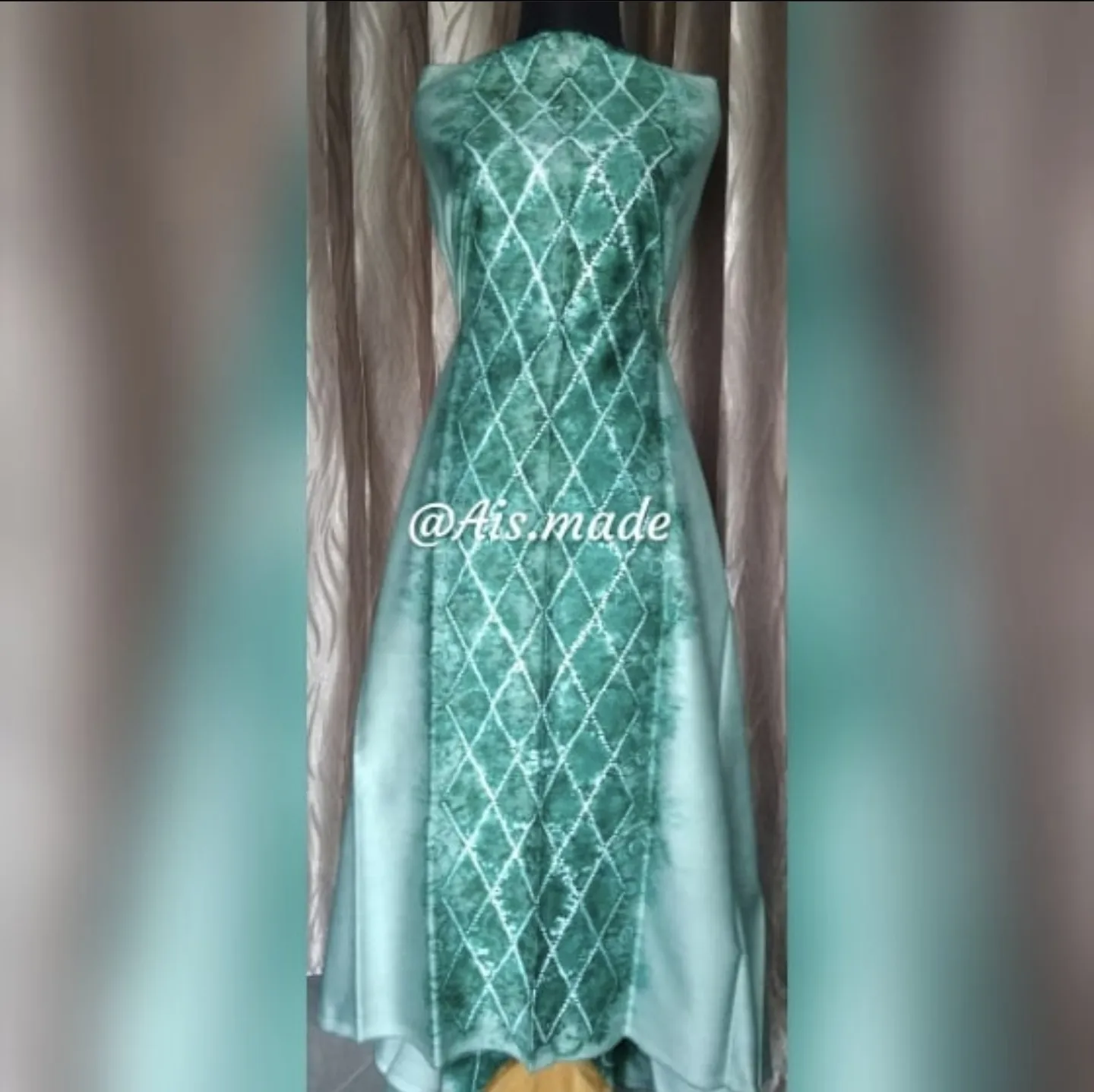 Kain Sasirangan katun satin Motif Standar