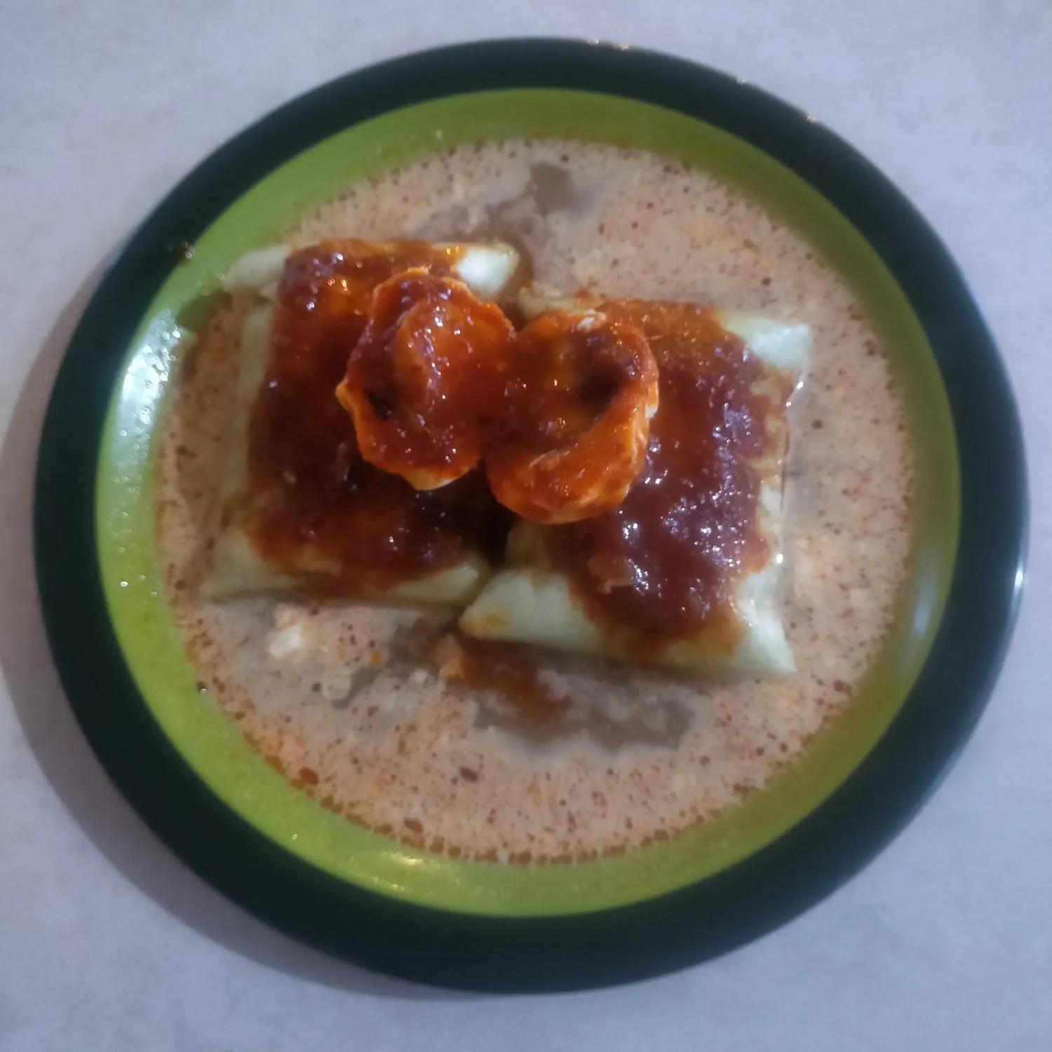 Lapat Telor dan Kuah