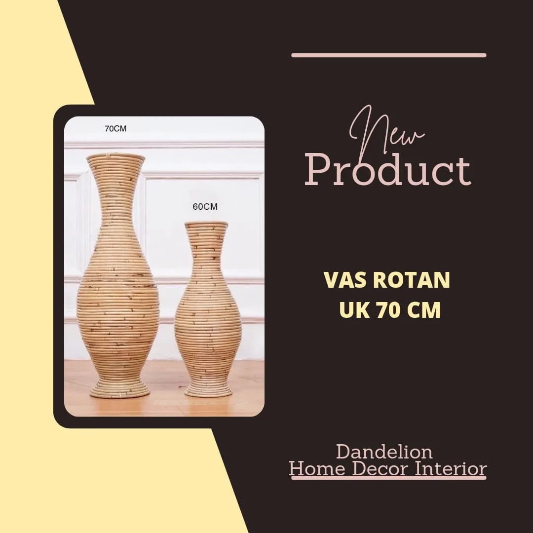 Vas Rotan uk. 70cm