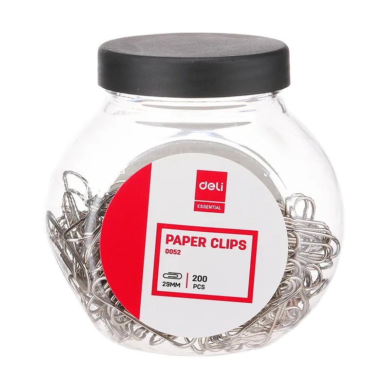 PAPER CLIPS METAL DELI 200PCS 29MM