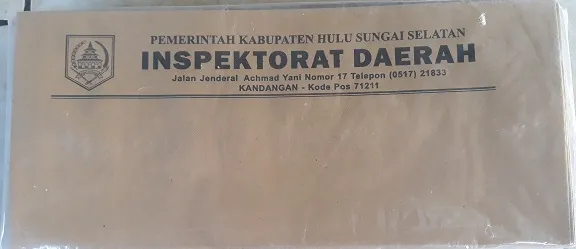 Cetak Amplop Kop Dinas (Folio)