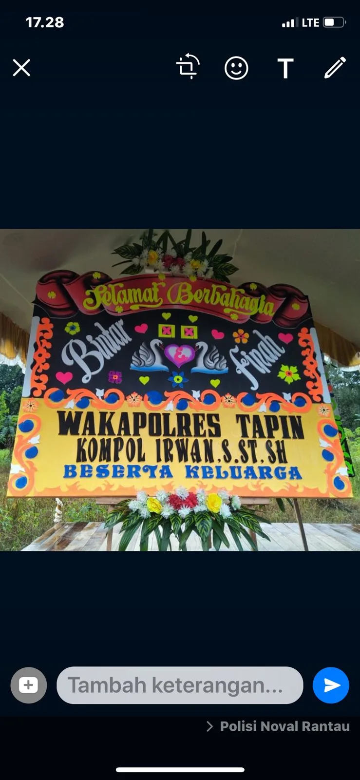 karangan bunga
