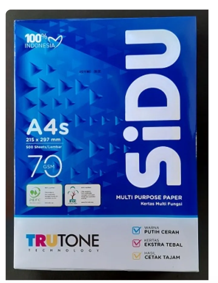 Kertas A4s SIDU 70